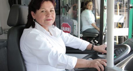 Conductora de bus