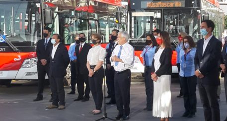 Presidente Piñera inaugura eletroterminal El Conquistador