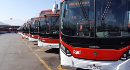 Flota de buses red