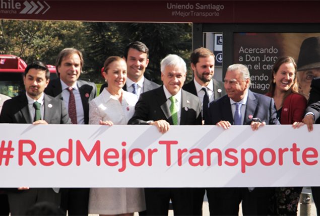 Presidente Piñera presentó “Red” la identidad que definirá el nuevo transporte público de las principales ciudades del país