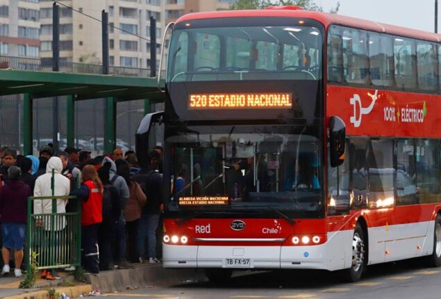 Exitoso debut de buses eléctricos de 2 pisos de Red Movilidad