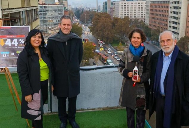 Ruido en la Alameda disminuye 44% gracias a la electromovilidad